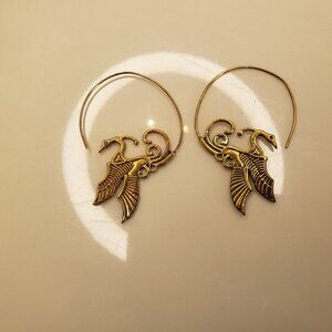 phoenix loop earrings